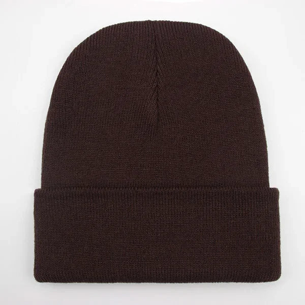 Solid Unisex Beanie Autumn Winter Wool Blends
