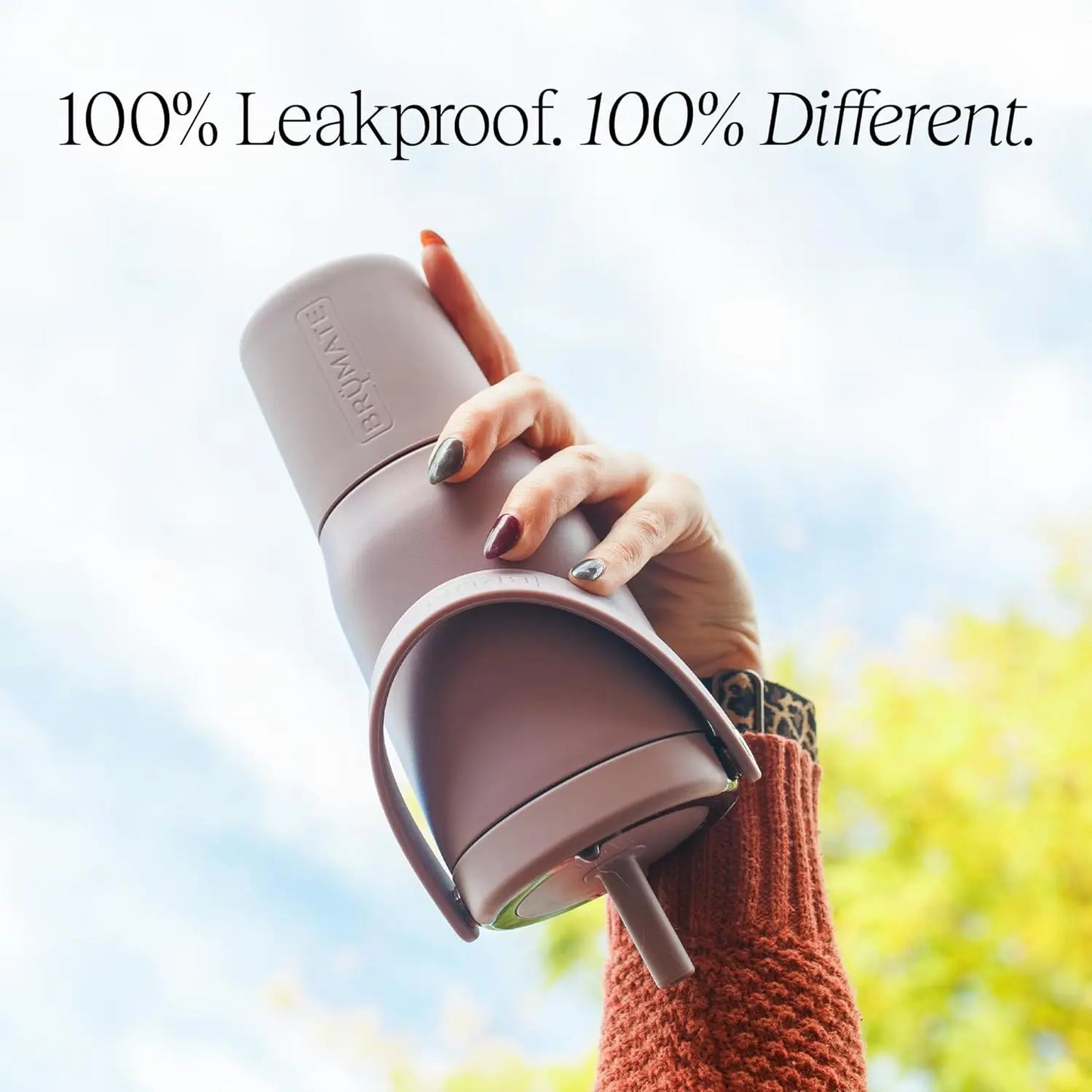25oz Leakproof Travel Tumbler with Handle & Straw