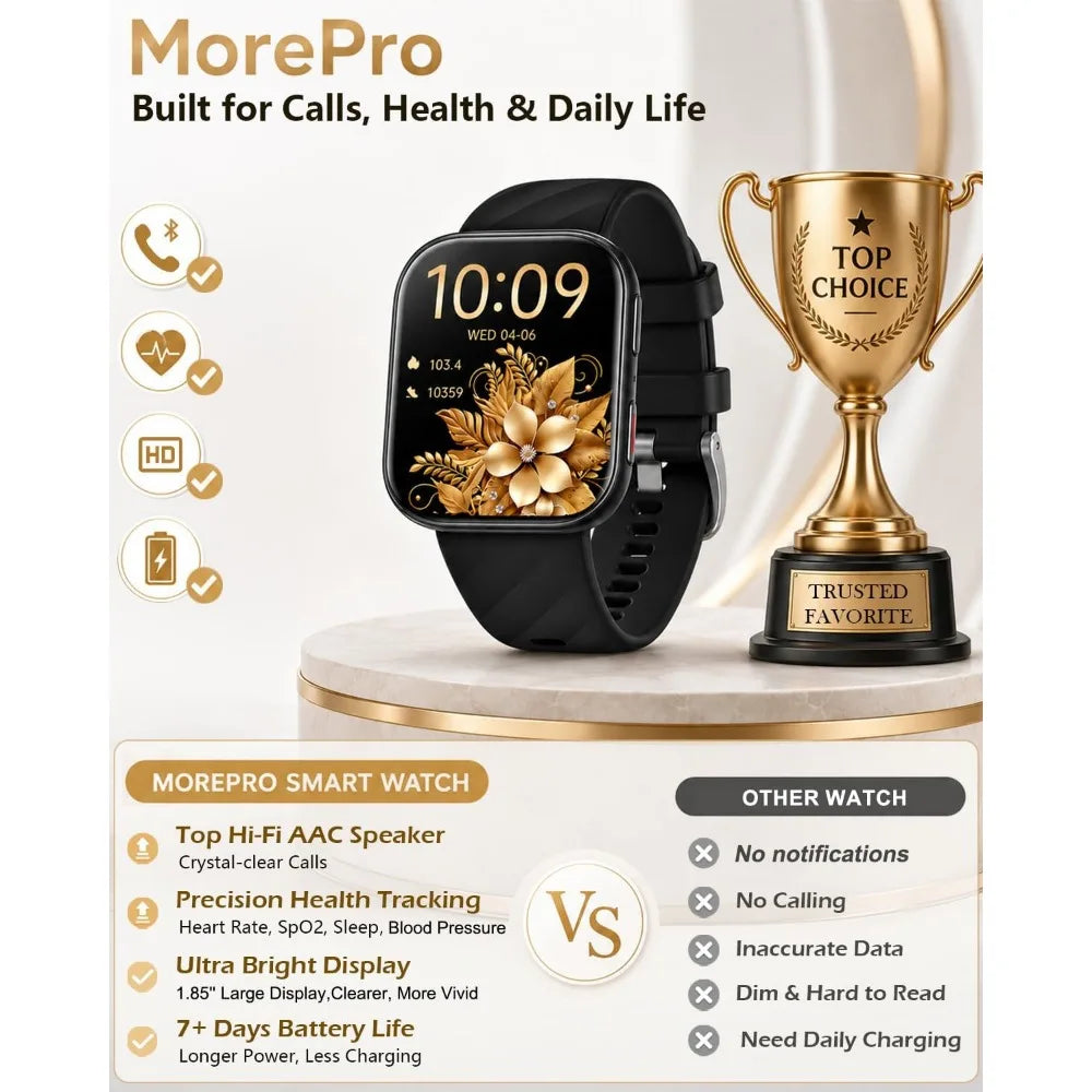 All‑in‑one fitness smartwatch with calls, monitoring.