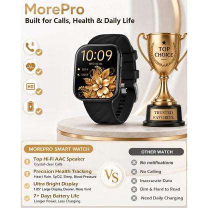 All‑in‑one fitness smartwatch with calls, monitoring.