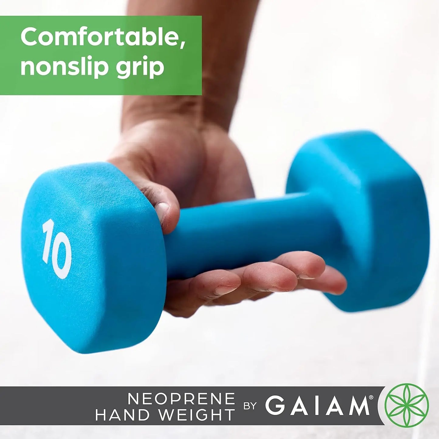 Neoprene Coated Hexagonal Dumbbell for Home Gym Workouts