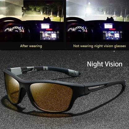 Fashion Vintage Square Frame Unisex Night Vision