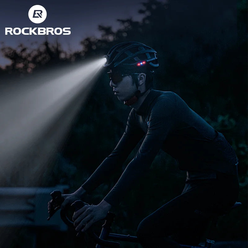 ROCKBROS LED Cycling Helmet with USB Charging