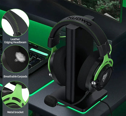 2.4GHz Dual Stereo Sound Wireless Bluetooth Gaming Headphone