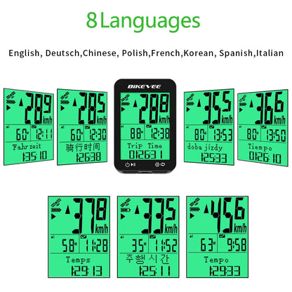Multi‑Language GPS Bike Speedometer Cycling Computer