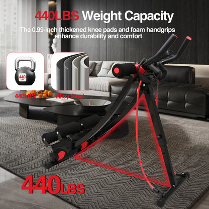 Fitness AB Machine Foldable Adjustable Core Trainer
