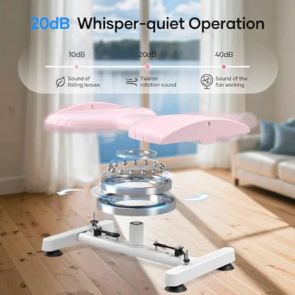 Home gym ab twist board for slim waist and core exercise steel frame with black finish noiseless operation 300 lbs weight capac

























Slim waist twist board home gym trainer