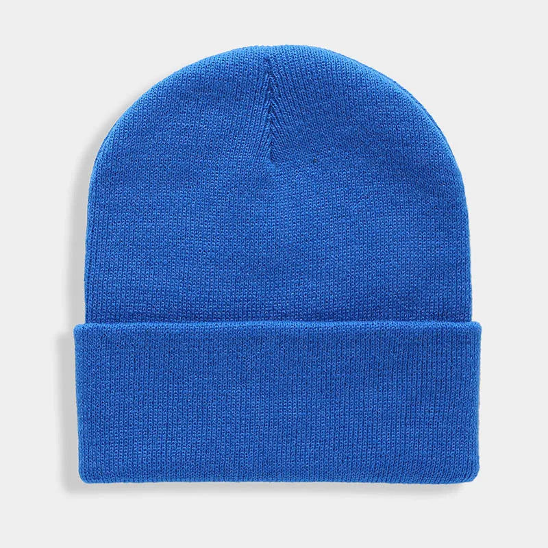 Solid Unisex Beanie Autumn Winter Wool Blends
