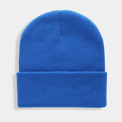 Solid Unisex Beanie Autumn Winter Wool Blends