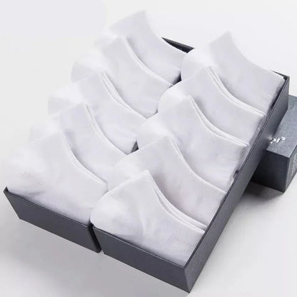 Unisex Breathable Cotton Solid Ankle Socks Pack