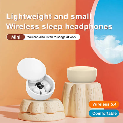 Bluetooth 5.4 Wireless Earphones Small Earbuds