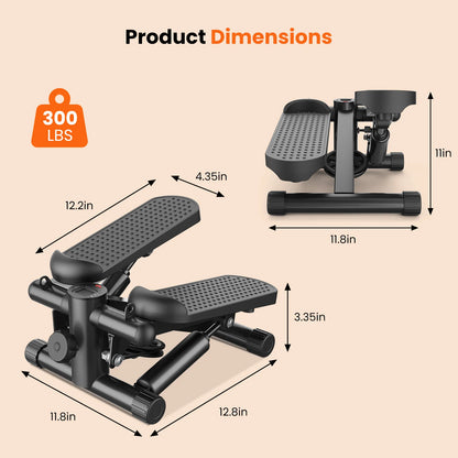 Mini Stepper 300‑Lb Hydraulic Cardio Machine