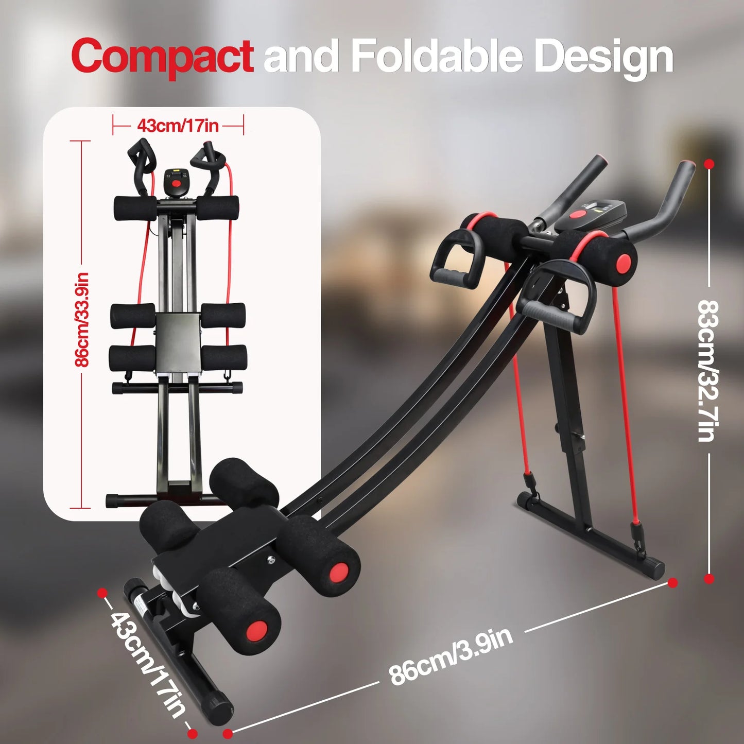 Abdominal Trainer Fitness Equipment Max 440lbs