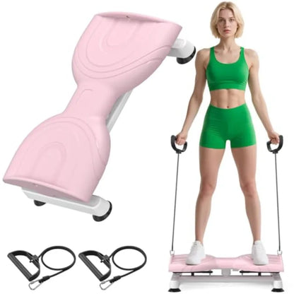 Home gym ab twist board for slim waist and core exercise steel frame with black finish noiseless operation 300 lbs weight capac

























Slim waist twist board home gym trainer