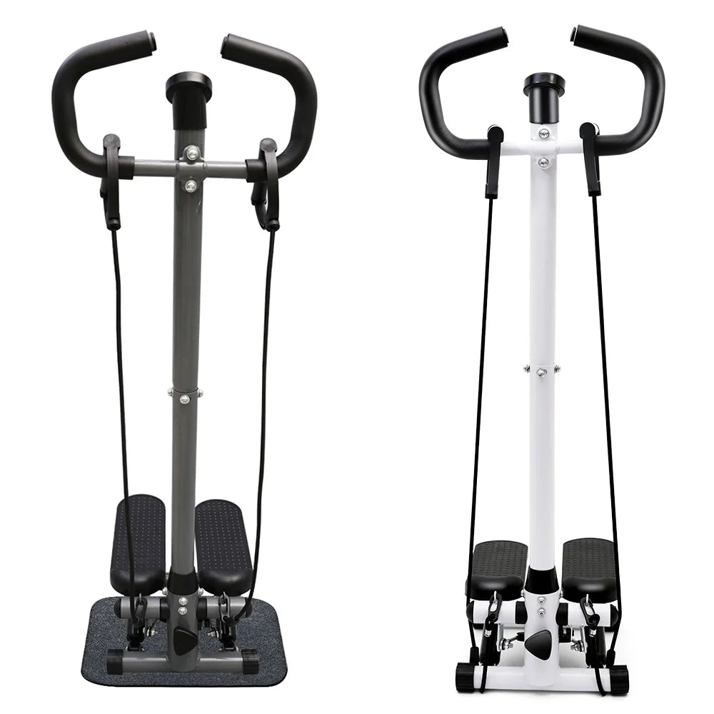 Twist Stepper Machine with Handlebar and Bands