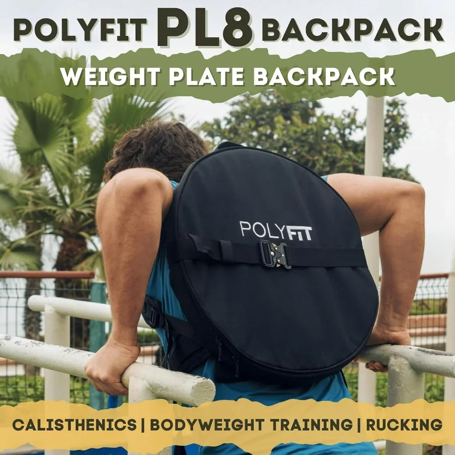 Weighted Backpack for Strength Training, Rucking, and Gym Workouts