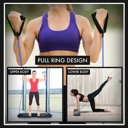 Portable Multifunctional Push-up Bar Board Set Foldable