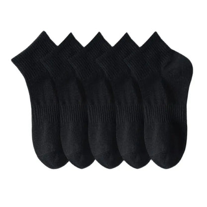 Cotton Anti‑Odor Breathable Sports Boat Socks Pack