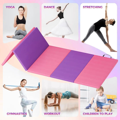 Folding Gym Mat Extra Firm High Density