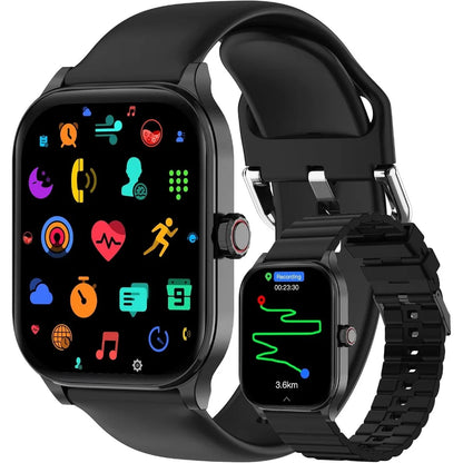 AI GPS Smartwatch: HD, Waterproof, Bluetooth Fitness Tracker