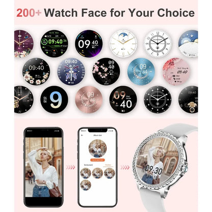 Women’s 1.3" Diamond HD Luxury Fitness Smartwatch