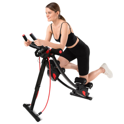 Abdominal Curling Machine Adjustable Dual Track Exercise