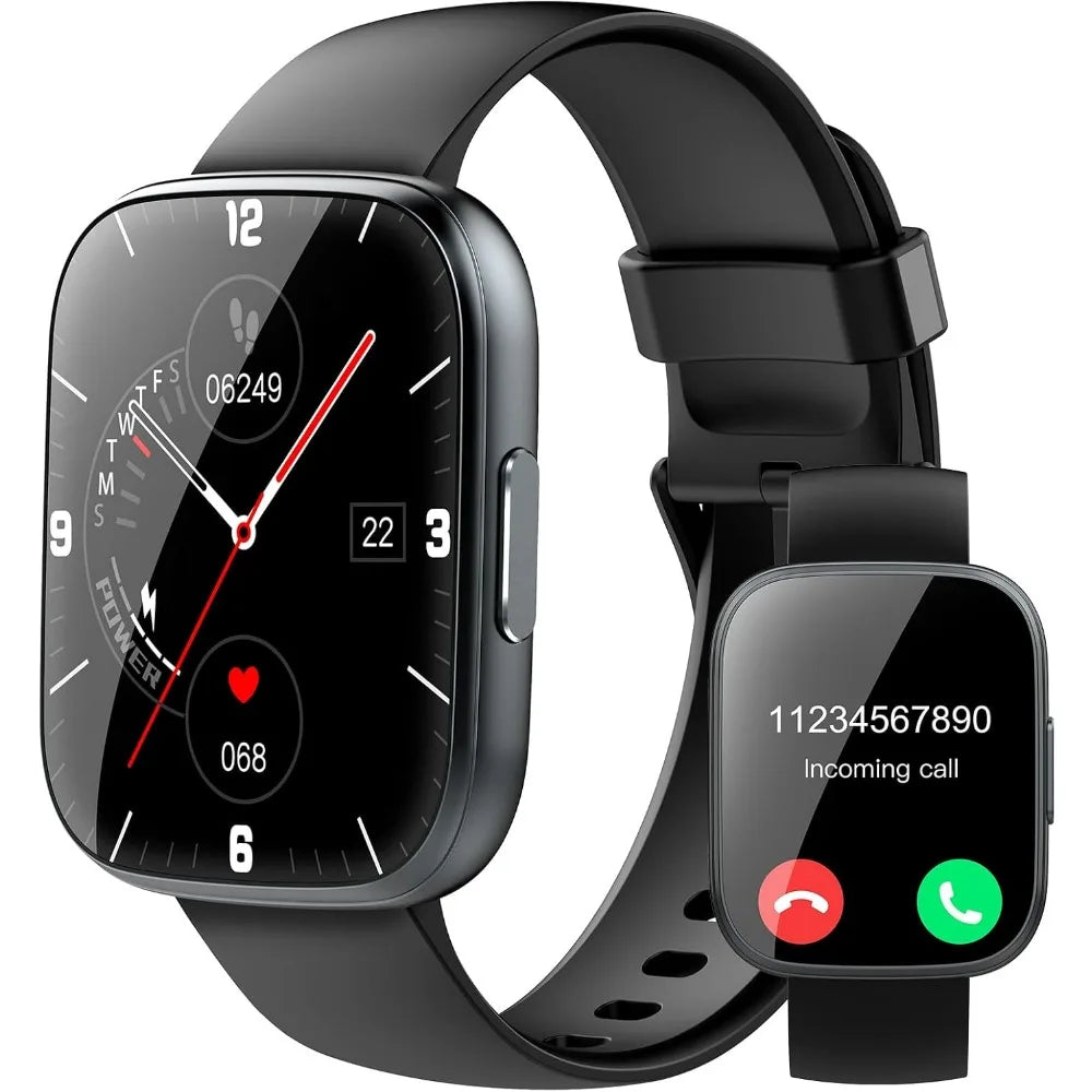 HD touchscreen fitness watch with Bluetooth calls