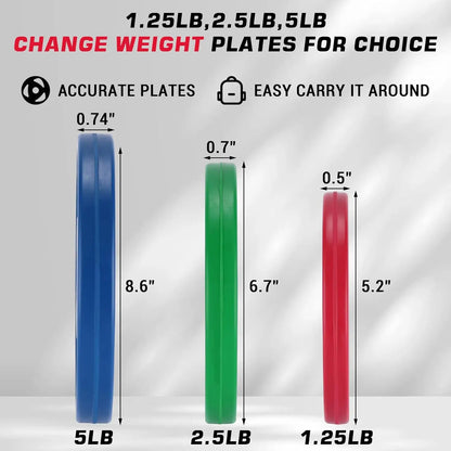 Rubber Change Plates for Home Gym Weightlifting