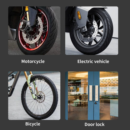 TOSUOD Anti‑Theft Bicycle Cable Lock With Bracket