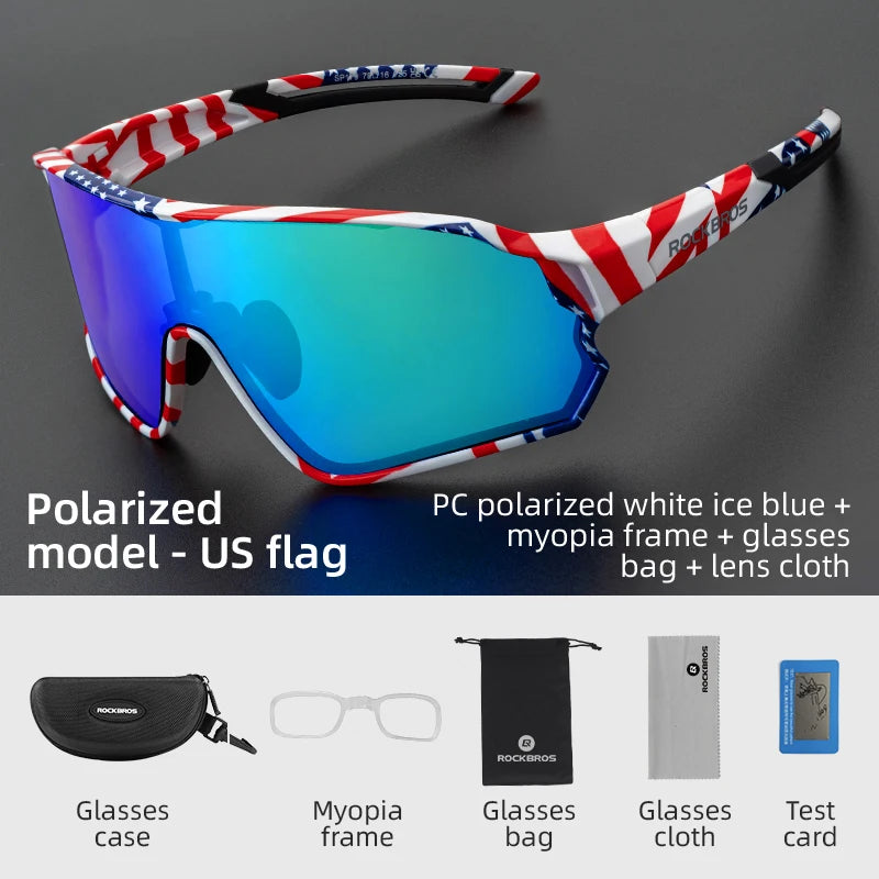 Polarized Glasses UV400 Sunglasses Sport Glasses