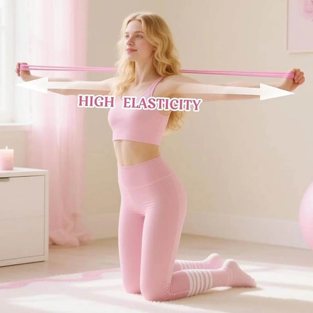 Resistance Bands Figure‑8 Elastic Fitness Set
