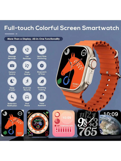 Smart HD Bluetooth Fitness Smartwatch with Bands