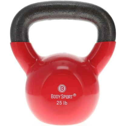 Vinyl‑Coated Cast Iron Kettlebell for Strength Training