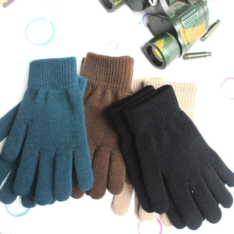 Winter Warm Gloves Five Fingers Touch-screen