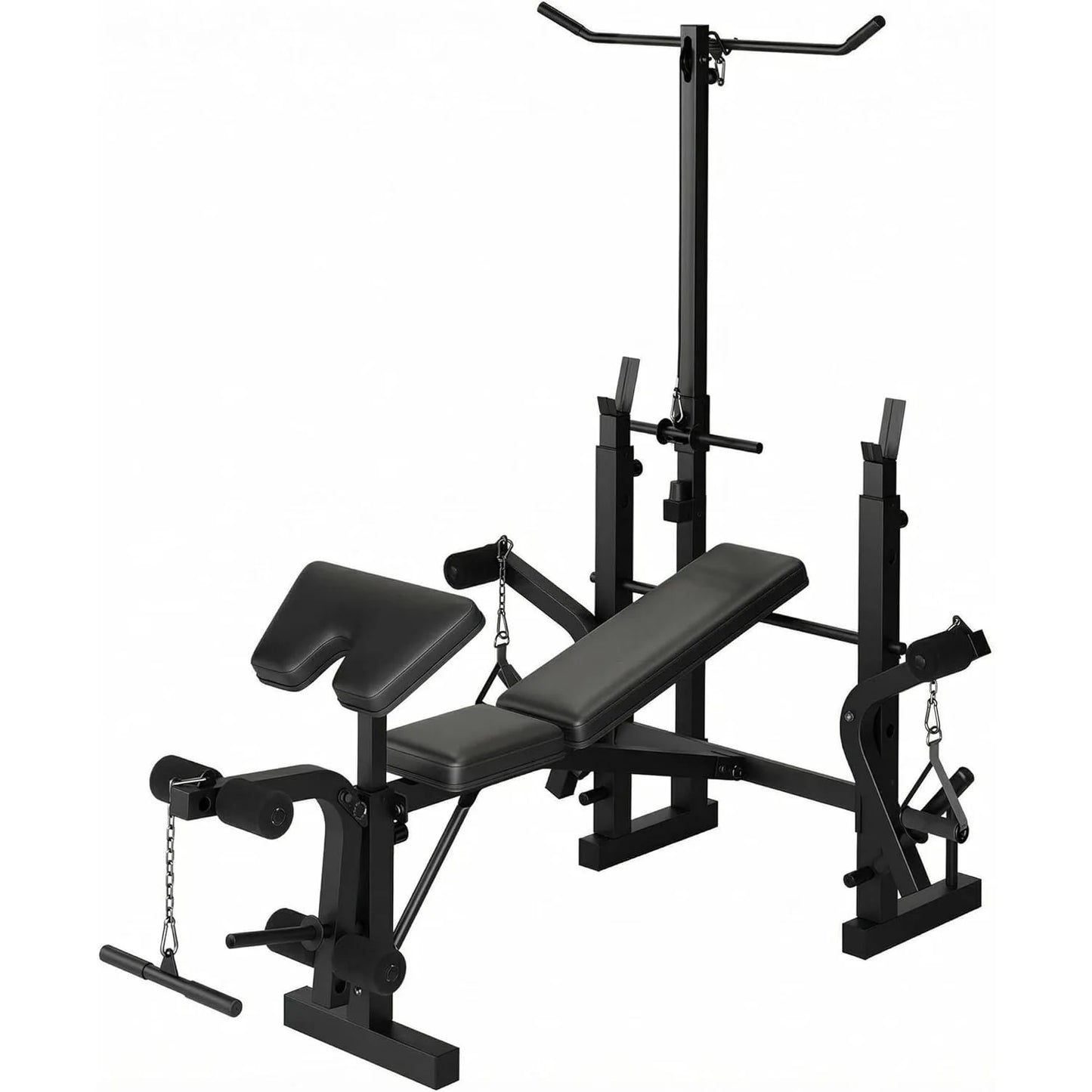 7 in 1 Strength Training Bench with Squat Rack 900 LBS