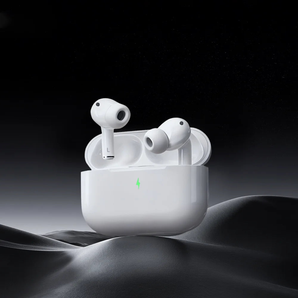 Bluetooth wireless earphones with heart rate monitoring