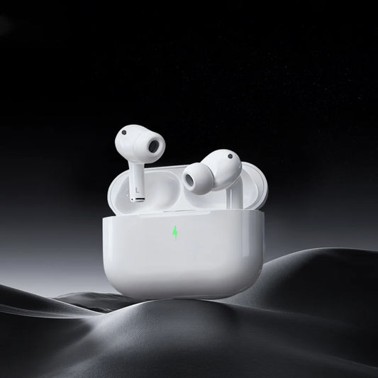 Bluetooth wireless earphones with heart rate monitoring