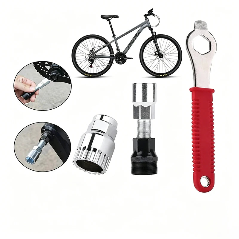 Crankset Tool Set: Puller, Wrench, Remover