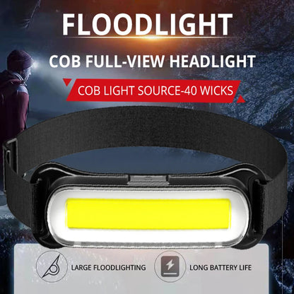 USB Rechargeable LED Headlamp 3 Modes Waterproof