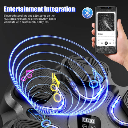 Smart Bluetooth Music Boxing Machine with Gloves