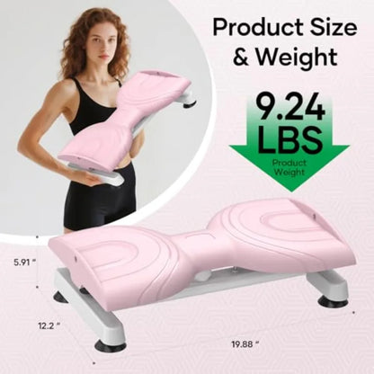 Home gym ab twist board for slim waist and core exercise steel frame with black finish noiseless operation 300 lbs weight capac

























Slim waist twist board home gym trainer