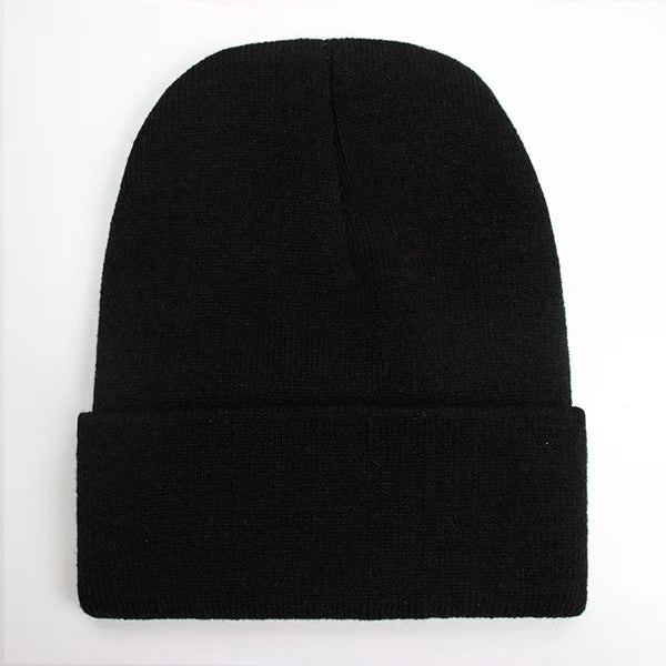 Solid Unisex Beanie Autumn Winter Wool Blends