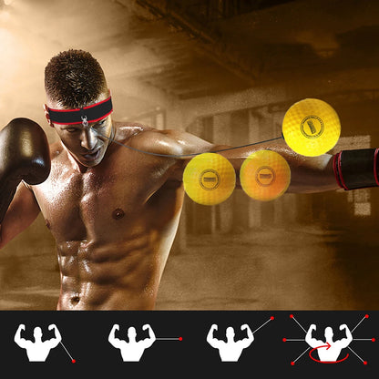 Boxing Ball MMA Gear Improve Speed with Adjustable Headband