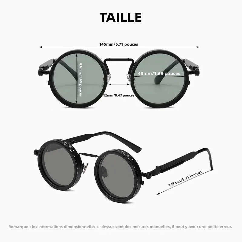 Polarized Round Sunglasses Men Women Retro