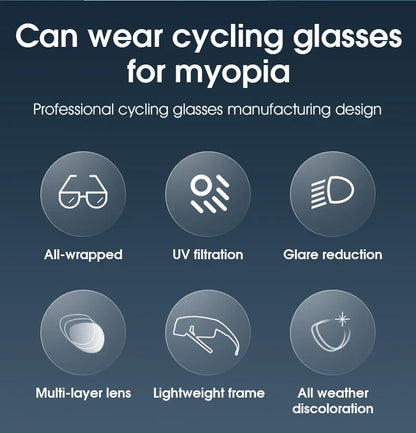 WEST BIKING Cycling Glasses Photochromic UV400 Protection