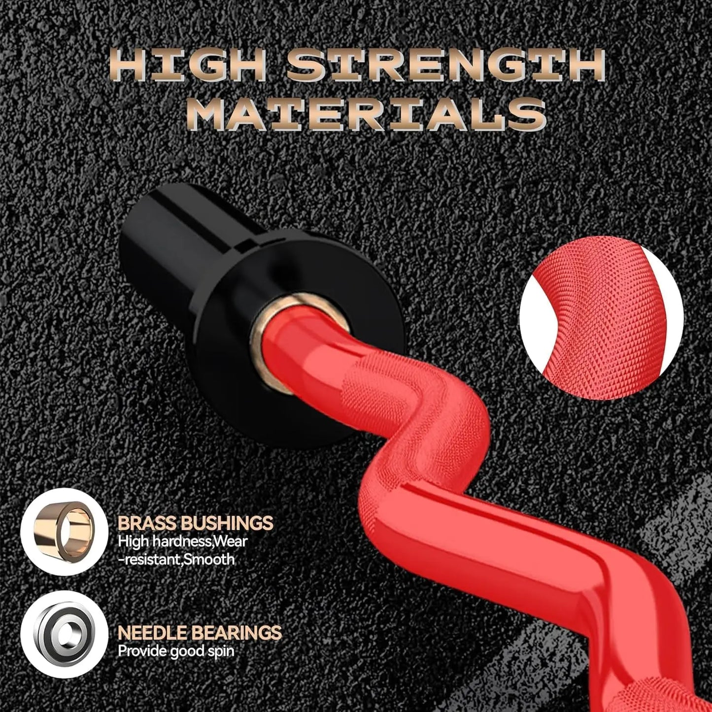 Barbell Bar for Weightlifting Powerlifting - 4FT