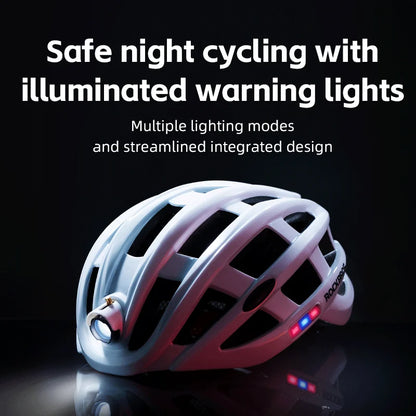 ROCKBROS LED Cycling Helmet with USB Charging