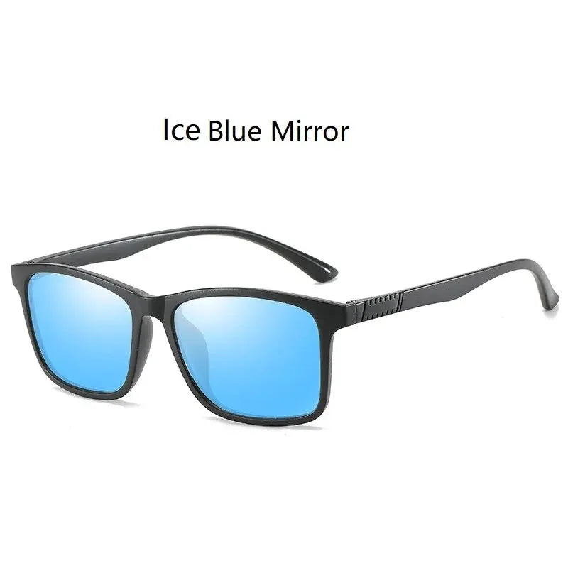 Luxury Men Polarized Sunglasses Fashion Vintage Square
