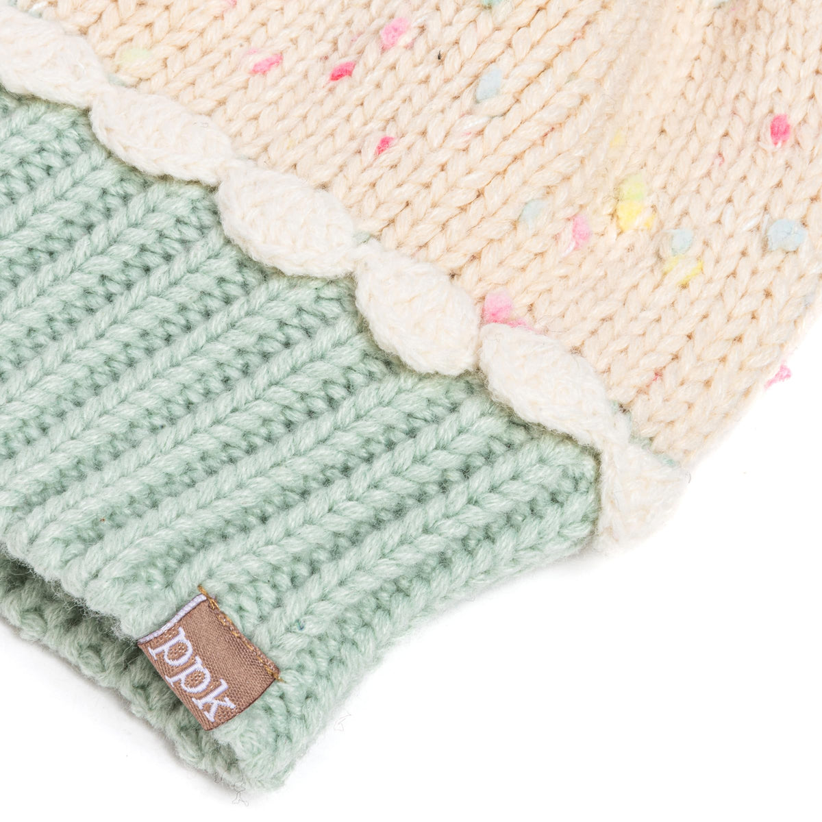 Cupcake Shaped Knit Beanie Hat 2-Pc Set with Mittens, for Toddler, Girls 2-6 Y, Cute Novelty Design