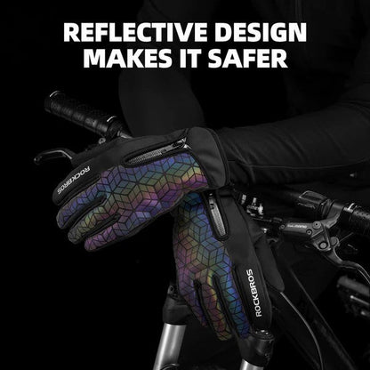 Fleece Full Finger Cycling Gloves